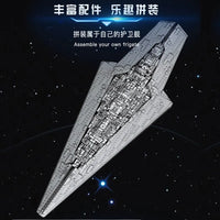Thumbnail for Building Blocks MOC Star Warship Super Destroyer Bricks Toys - 4