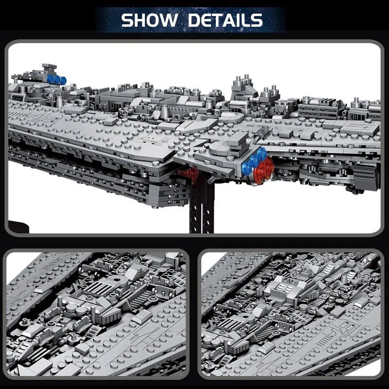 Building Blocks MOC Star Warship Super Destroyer Bricks Toys - 6