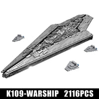 Thumbnail for Building Blocks MOC Star Warship Super Star Destroyer Bricks Toys - 2