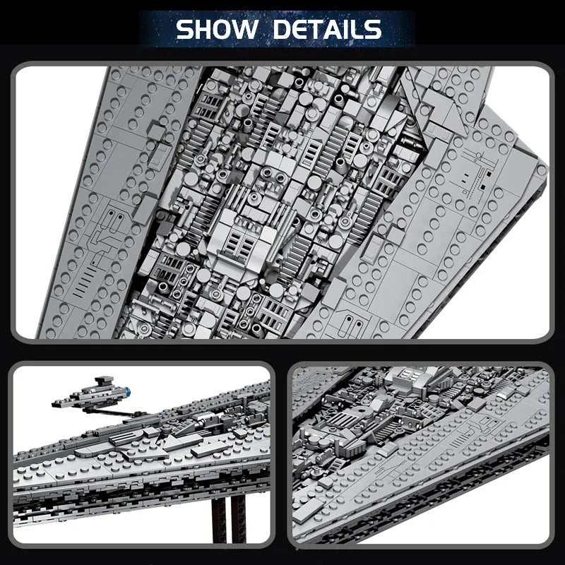 Building Blocks MOC Star Warship Super Destroyer Bricks Toys - 7
