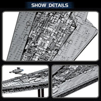 Thumbnail for Building Blocks MOC Star Warship Super Destroyer Bricks Toys - 7