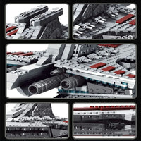 Thumbnail for Building Blocks MOC Star Warship Super Destroyer Ship Bricks Toys - 3