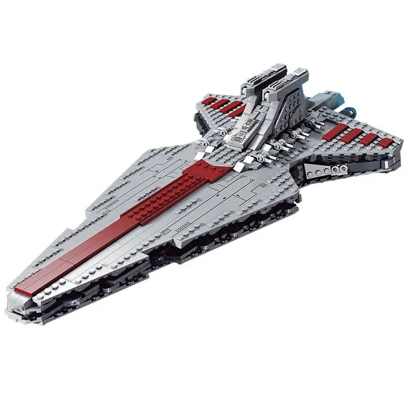 Building Blocks MOC Star Warship Super Destroyer Ship Bricks Toys - 1