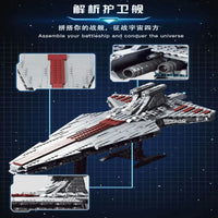 Thumbnail for Building Blocks MOC Star Warship Super Destroyer Ship Bricks Toys - 6