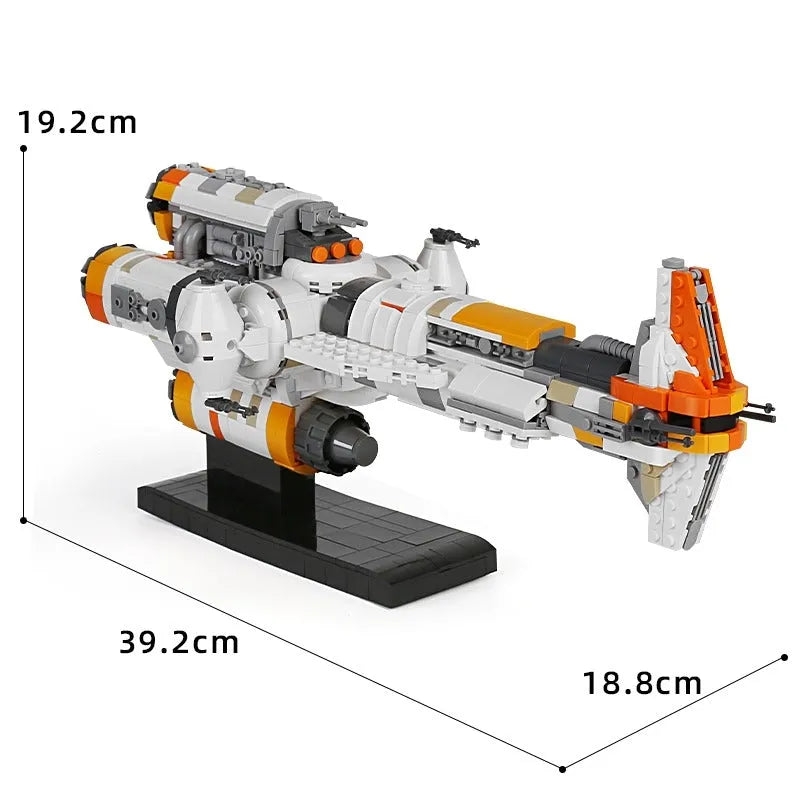 Building Blocks MOC Star Warship Old Republic Cruiser Bricks Toys - 7