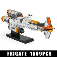 Thumbnail for Building Blocks MOC Star Warship Old Republic Cruiser Bricks Toys - 4