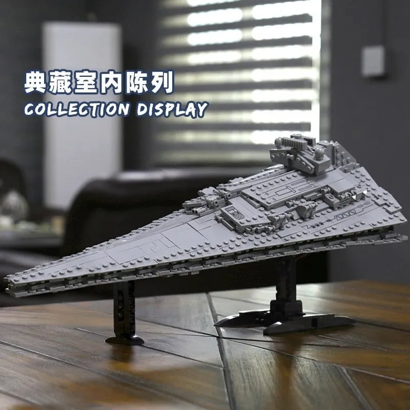 Building Blocks MOC Star Warship Victory Destroyer Ship Bricks Toy Construction Set Toys - 7