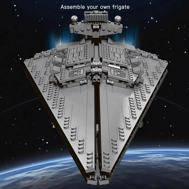 Building Blocks MOC Star Warship Victory Destroyer Ship Bricks Toy - 4