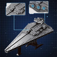 Thumbnail for Building Blocks MOC Star Warship Victory Destroyer Ship Bricks Toy - 5