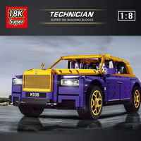 Thumbnail for Building Blocks Tech MOC Luxury Classic Car RR Cullinan Bricks Toy K93B - 2