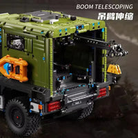 Thumbnail for Building Blocks Military Off Road Ambulance Army Rescue Vehicle Bricks Toy - 10