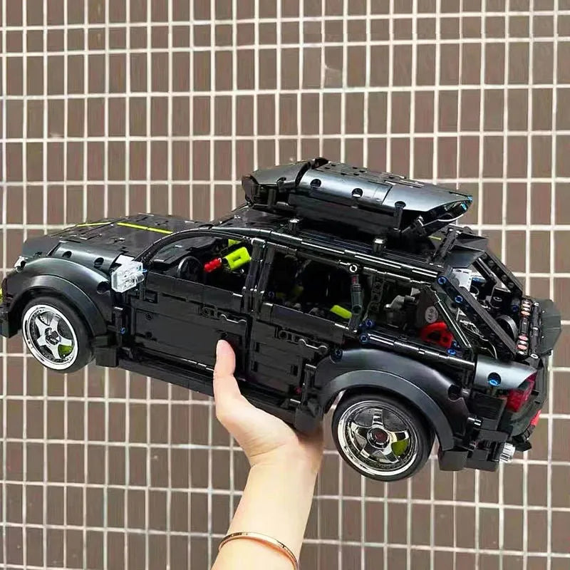 Building Blocks MOC Audi RS6 Avant Roadster Racing Car Bricks Toy T5023 - 9
