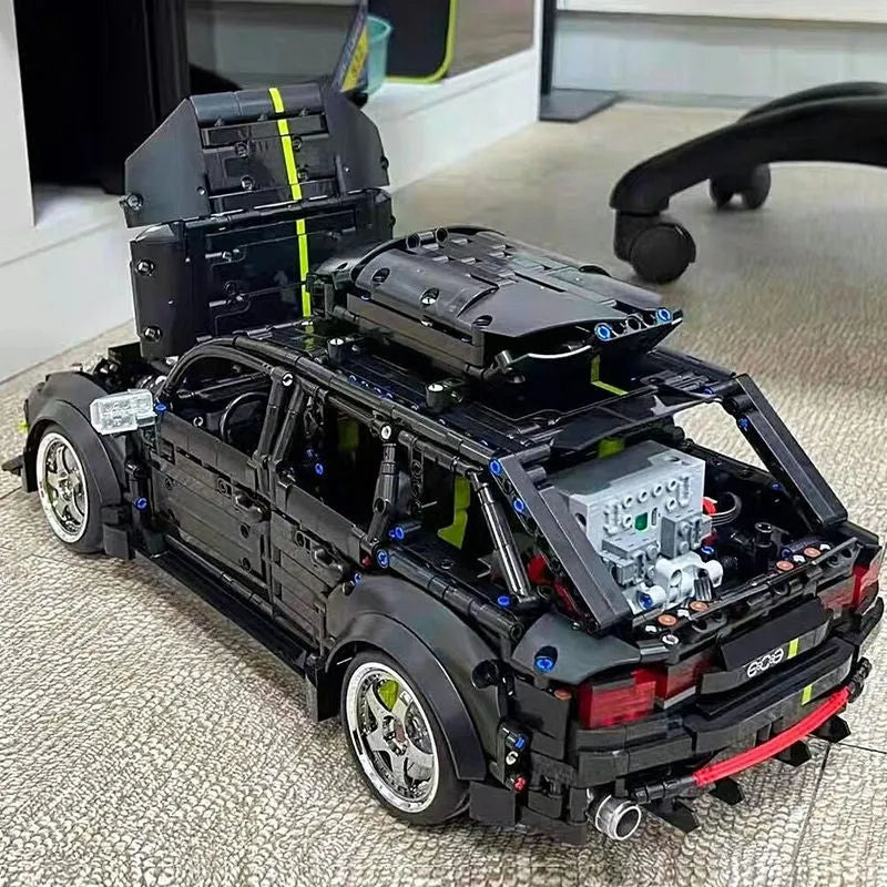 Building Blocks MOC Audi RS6 Avant Roadster Racing Car Bricks Toy T5023 - 11