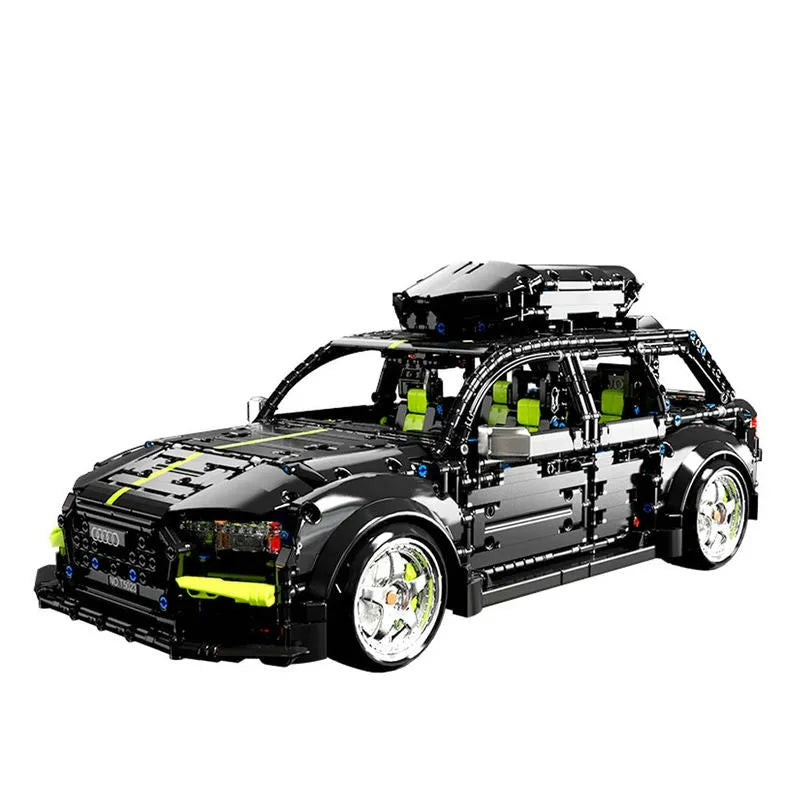 Building Blocks MOC Audi RS6 Avant Roadster Racing Car Bricks Toy T5023 - 6