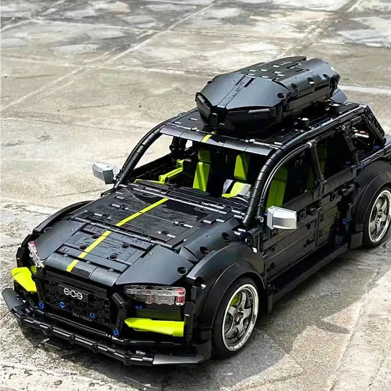 Building Blocks MOC Audi RS6 Avant Roadster Racing Car Bricks Toy T5023 - 7