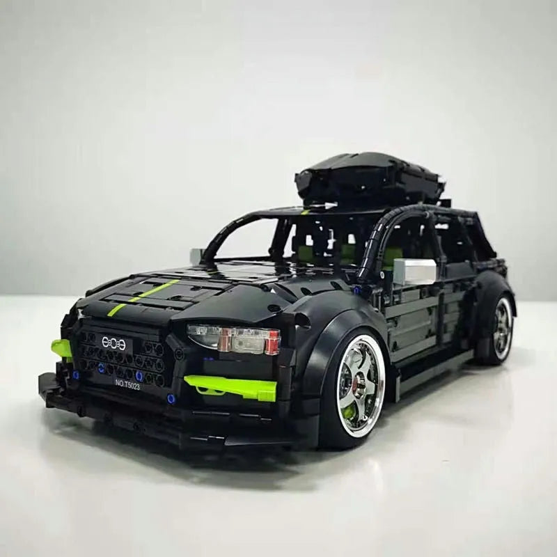 Building Blocks MOC Audi RS6 Avant Roadster Racing Car Bricks Toy T5023 - 12