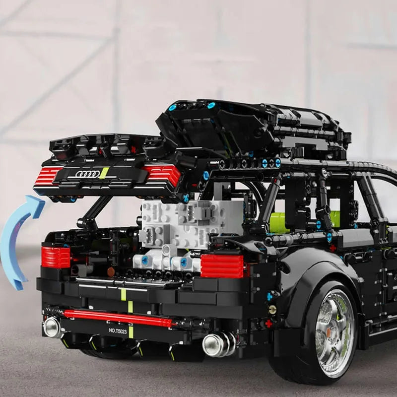 Building Blocks MOC Audi RS6 Avant Roadster Racing Car Bricks Toy T5023 - 14