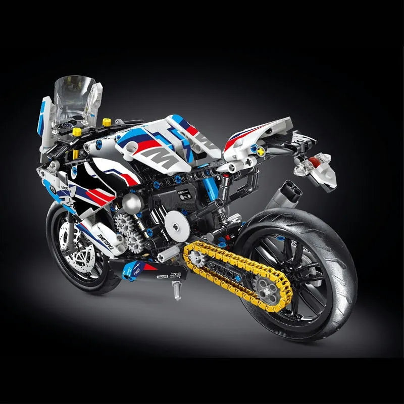Building Blocks MOC BMW 1000R Road Motorcycle Bikes Bricks Toys T3042 Construction Set Toys - 4