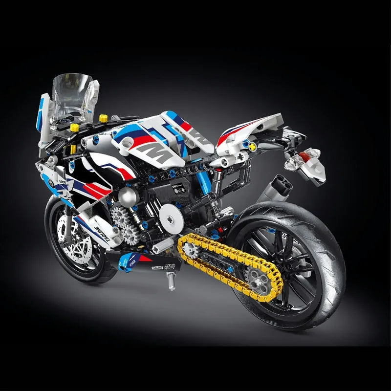 Building Blocks MOC BMW 1000R Road Motorcycle Bikes Bricks Toys T3042 - 4
