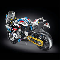 Thumbnail for Building Blocks MOC BMW 1000R Road Motorcycle Bikes Bricks Toys T3042 - 4