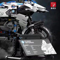 Thumbnail for Building Blocks MOC BMW R1250 GS Racing Motorcycle Bricks Toy T4022 - 3