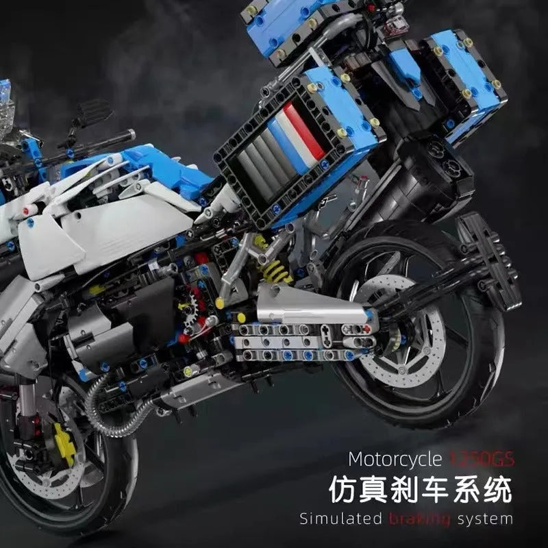 Building Blocks MOC BMW R1250 GS Racing Motorcycle Bricks Toy T4022 - 4