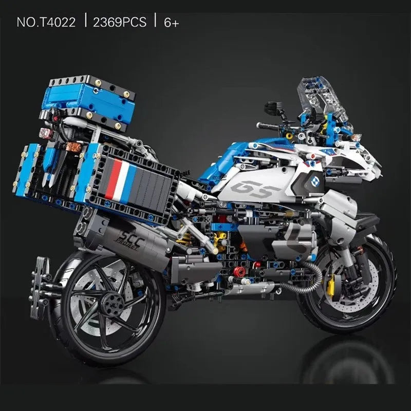 Building Blocks MOC BMW R1250 GS Racing Motorcycle Bricks Toy T4022 - 7