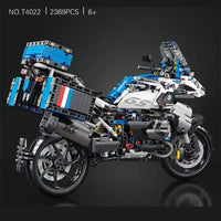 Thumbnail for Building Blocks MOC BMW R1250 GS Racing Motorcycle Bricks Toy T4022 - 7