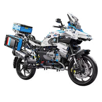 Thumbnail for Building Blocks MOC BMW R1250 GS Racing Motorcycle Bricks Toy T4022 - 1