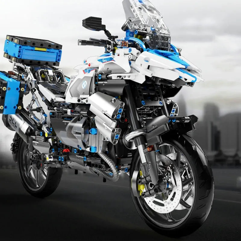 Building Blocks MOC BMW R1250 GS Racing Motorcycle Bricks Toy T4022 - 11