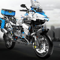 Thumbnail for Building Blocks MOC BMW R1250 GS Racing Motorcycle Bricks Toy T4022 - 11