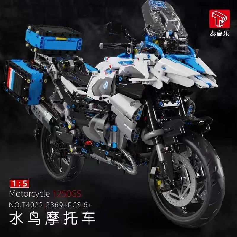 Building Blocks MOC BMW R1250 GS Racing Motorcycle Bricks Toy T4022 - 2