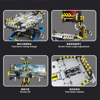 Thumbnail for Building Blocks MOC City Motorcycle Test Bench Power Motor Bricks Toys Construction Set Toys - 6