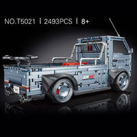 Thumbnail for Building Blocks MOC City Trucks Engineering Car Bricks Toy T5021 - 3