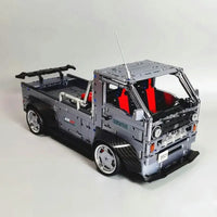 Thumbnail for Building Blocks MOC City Trucks Engineering Car Bricks Toy T5021 - 8