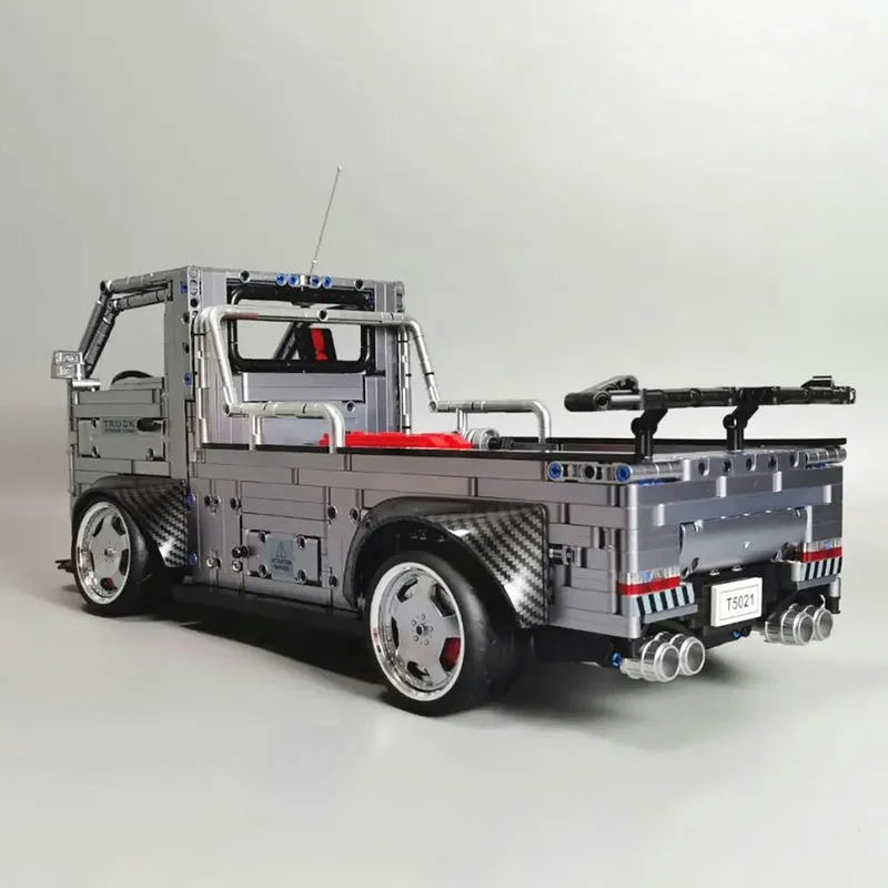 Building Blocks MOC City Trucks Engineering Car Bricks Toy T5021 - 11