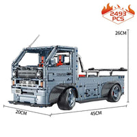 Thumbnail for Building Blocks MOC City Trucks Engineering Car Bricks Toy T5021 - 1
