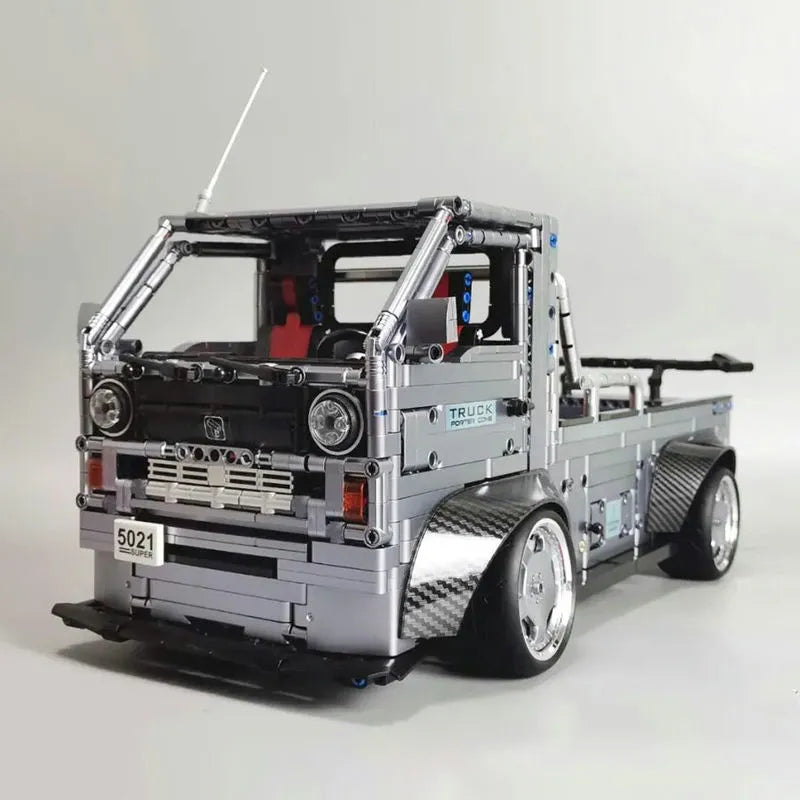 Building Blocks MOC City Trucks Engineering Car Bricks Toy T5021 Construction Set Toys - 9