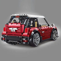Thumbnail for Building Blocks MOC Classic MINI Cooper S Sports Car Bricks Toys T5025B - 10