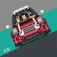 Thumbnail for Building Blocks MOC Classic MINI Cooper S Sports Car Bricks Toys T5025B - 5