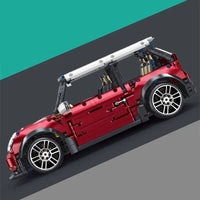Thumbnail for Building Blocks MOC Classic MINI Cooper S Sports Car Bricks Toys T5025B - 6
