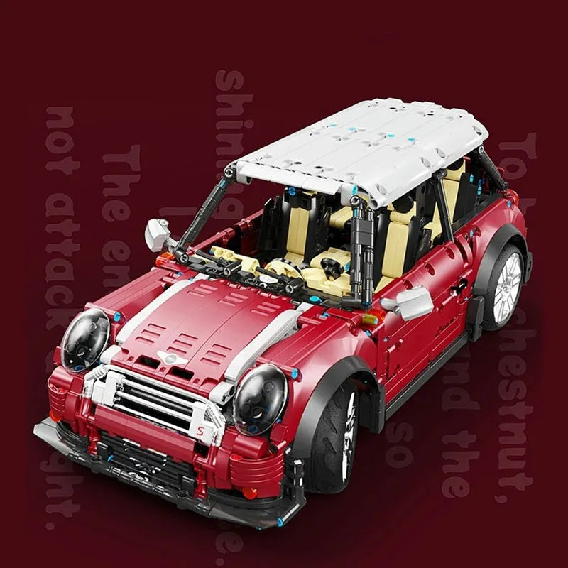 Building Blocks MOC Classic MINI Cooper S Sports Car Bricks Toys T5025B - 3