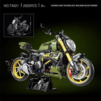 Thumbnail for Building Blocks MOC Ducati Diavel 1260 Classic Motorcycle Bricks Toy T4021 Construction Set Toys - 4