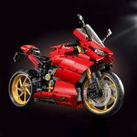 Thumbnail for Building Blocks MOC Ducati Panigale S Racing Motorcycle Bricks Toy T4020 - 4