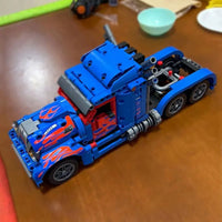 Thumbnail for Building Blocks MOC Experts Western Star Truck Bricks Toys T3030 - 5