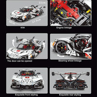 Thumbnail for Building Blocks MOC Gumpert Apollo IE Super Racing Car Bricks Toys T5012A - 5