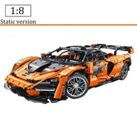 Thumbnail for Building Blocks MOC Hypercar McLaren Senna Racing Car Bricks Toys T5013 - 2