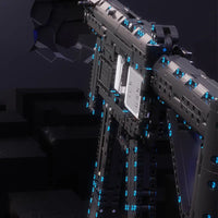 Thumbnail for Building Blocks MOC Military MP5 Submachine Gun Weapon Bricks Toy T2035 Construction Set Toys - 6
