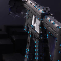 Thumbnail for Building Blocks MOC Military MP5 Submachine Gun Weapon Bricks Toy T2035 - 6