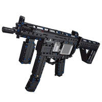 Thumbnail for Building Blocks MOC Military MP5 Submachine Gun Weapon Bricks Toy T2035 Construction Set Toys - 1